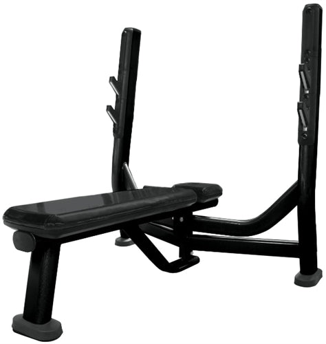 French Fitness FFB Black Olympic Flat Bench Press Image