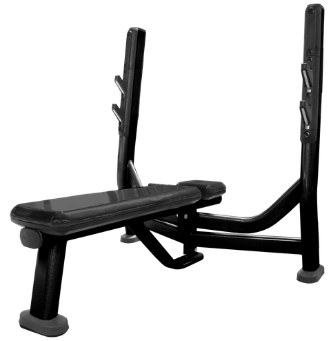 French Fitness FFB Black Olympic Flat Bench Press (New)