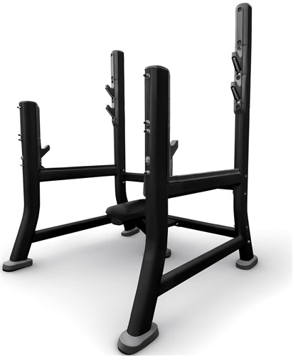 French Fitness FFB Black Olympic Military Bench Image