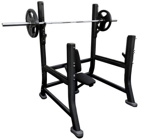 French Fitness FFB Black Olympic Military Bench (New)
