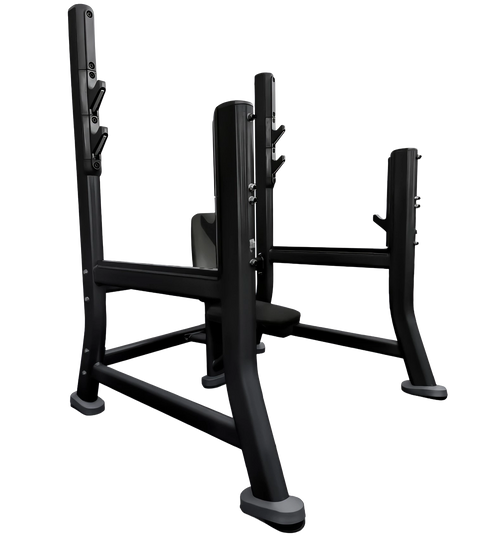 French Fitness FFB Black Olympic Military Bench (New)