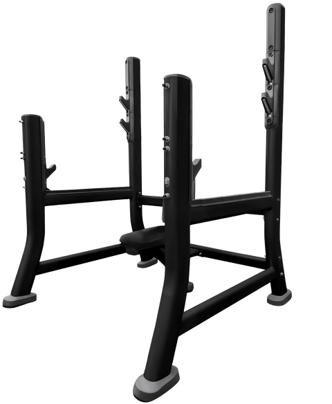 French Fitness FFB Black Olympic Military Bench (New)