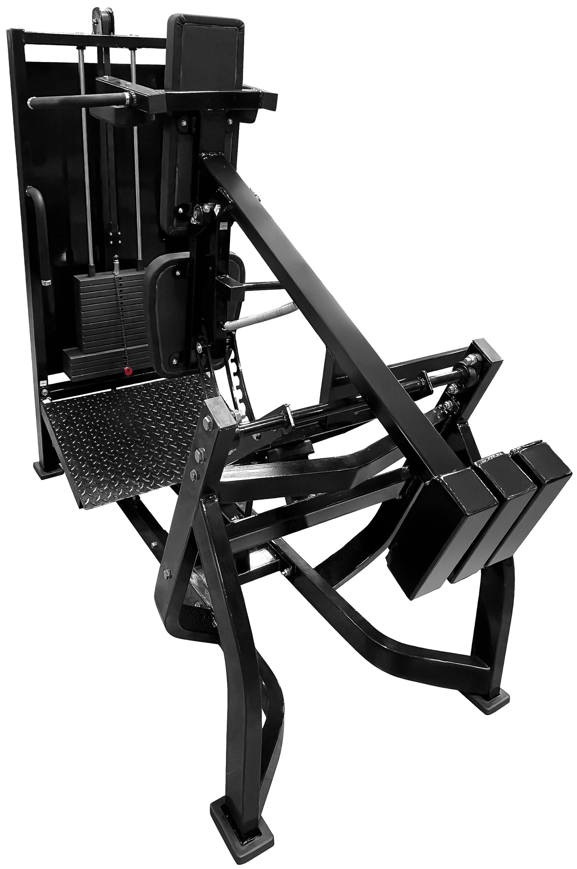 French Fitness FFB Black Single Stack V-Squat (New)
