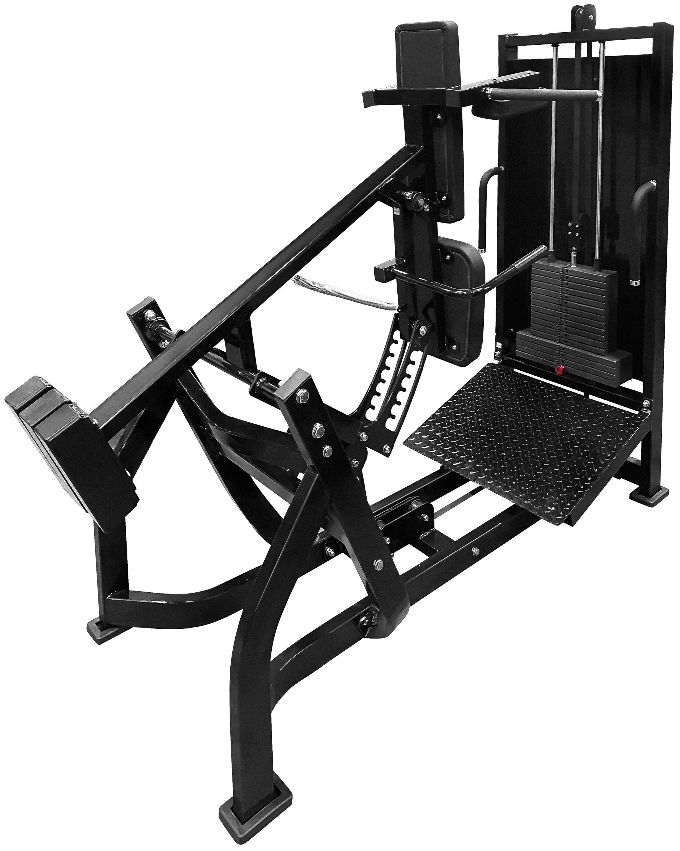 French Fitness FFB Black Single Stack V-Squat (New)