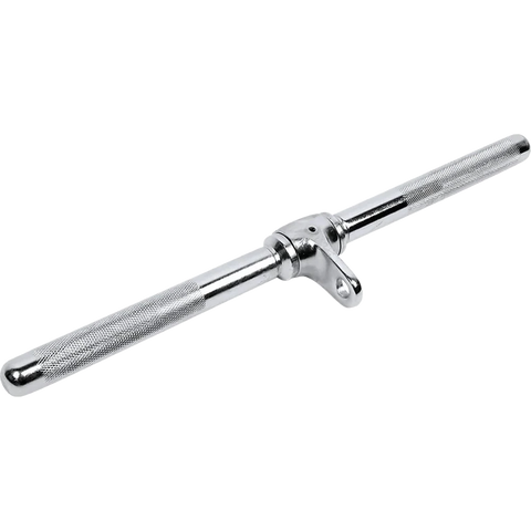 French Fitness Chrome 21" Revolving Straight Bar (New)