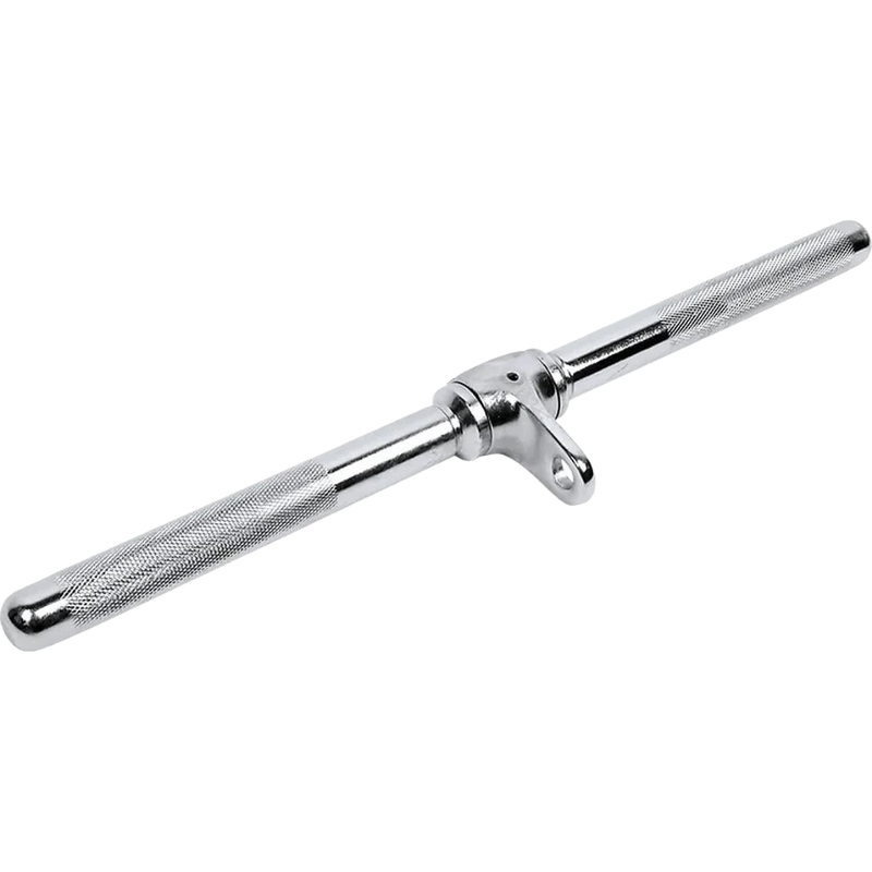 French Fitness Chrome 21" Revolving Straight Bar (New)