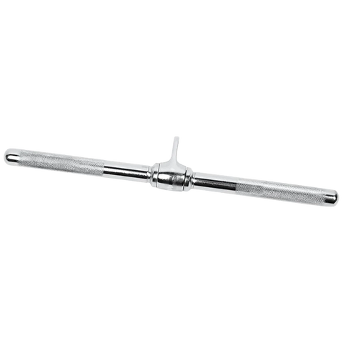 French Fitness Chrome 21" Revolving Straight Bar (New)
