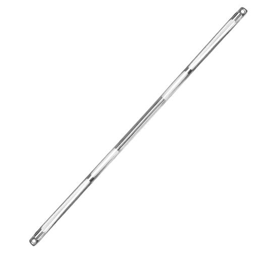 French Fitness Chrome 42" Dual Hook Straight Bar Cable Attachment (New)