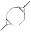 French Fitness Chrome 56" Olympic Shrug Trap Hex Bar (New)