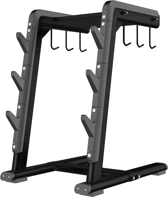 French Fitness Marin Accessory, Handle, & 3 Bar Storage Rack (New)