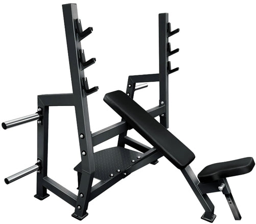 French Fitness Marin Olympic Incline Bench w/Weight Storage (New)