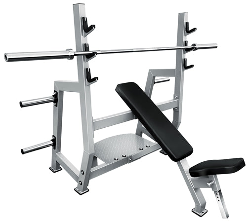 French Fitness Napa Olympic Incline Bench w/Weight Storage Image