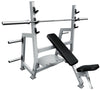 French Fitness Napa Olympic Incline Bench w/Weight Storage Image