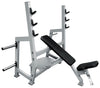 French Fitness Napa Olympic Incline Bench w/Weight Storage (New)