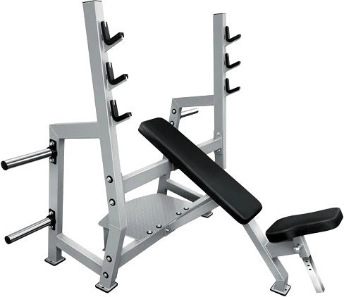 French Fitness Napa Olympic Incline Bench w/Weight Storage (New)