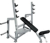 French Fitness Napa Olympic Incline Bench w/Weight Storage (New)