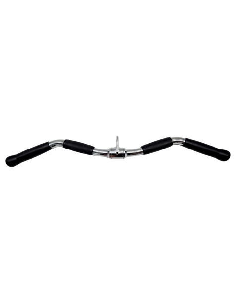 French Fitness 28" Rubber Grip Revolving Curl Bar (New)