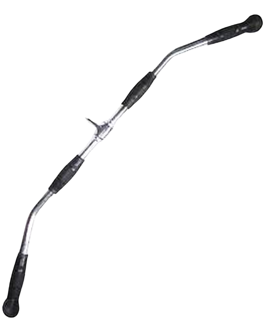 French Fitness 38" Rubber Grip Lat Bar (New)