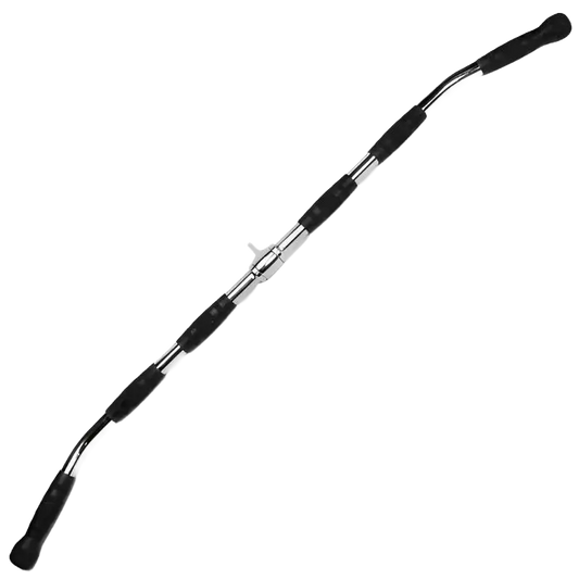 French Fitness 48" Rubber Grip Lat Bar (New)