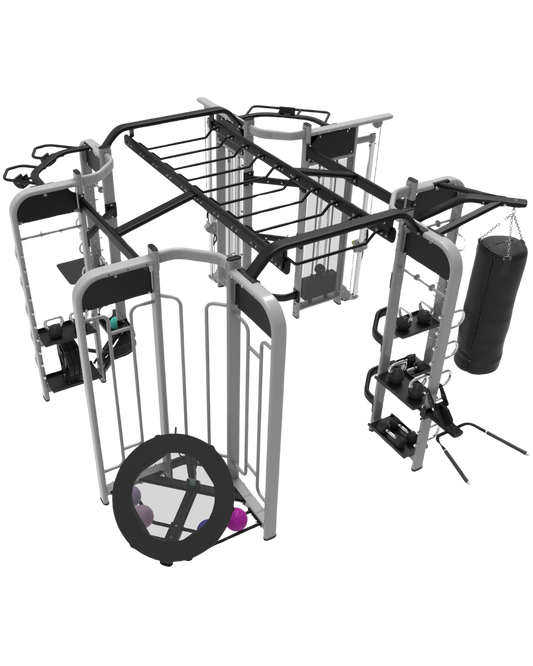 French Fitness FFS Silver 360XL Energy Group Training System (New)