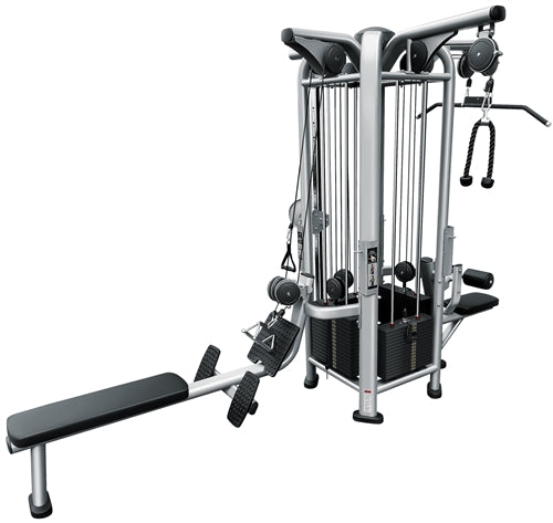 French Fitness FFS Silver 4 Stack Multi Jungle Gym Image