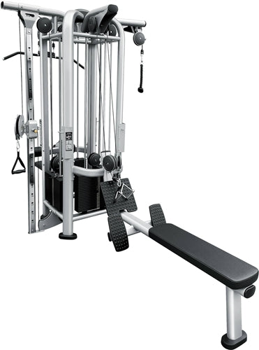 French Fitness FFS Silver 4 Stack Multi Jungle Gym (New)