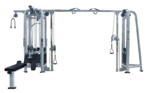 French Fitness FFS Silver 5 Stack Multi Jungle Gym (New)