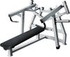 French Fitness FFS Silver Leverage Horizontal Bench Press Plate Loaded Image