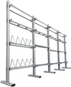 French Fitness FFS Silver Universal Storage Rack System Image