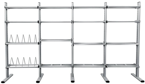 French Fitness FFS Silver Universal Storage Rack System (New)