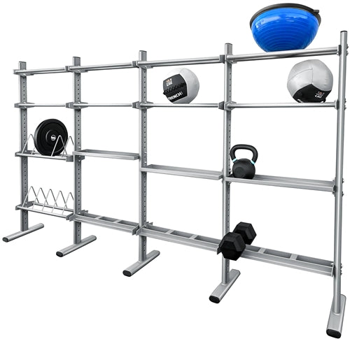 French Fitness FFS Silver Universal Storage Rack System (New)