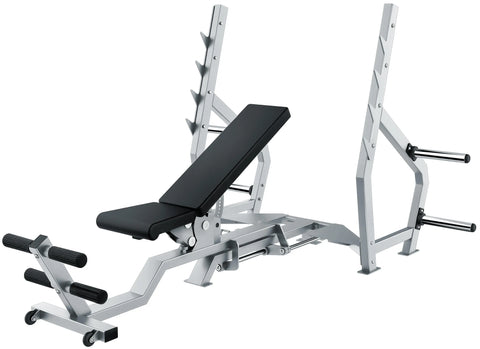 French Fitness Venice 3 Way Flat Incline Decline Olympic Bench (New)