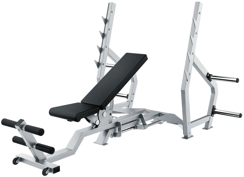 French Fitness Venice 3 Way Flat Incline Decline Olympic Bench (New)