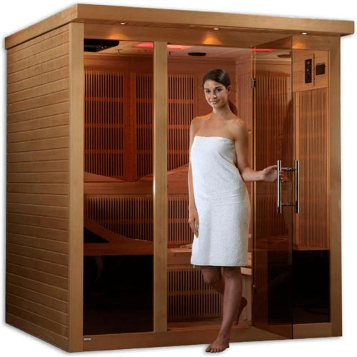 GoldenDesigns GDI-6996-01 Monaco Elite 6 Person Near Zero EMF Far Infrared Sauna (New)