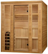 Golden Designs GDI-7060-01 Engelberg Edition 6 Person Traditional Steam Sauna - Pacific Premium Clear Cedar (New)