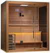 Golden Designs GDI-7203-01 "Forssa Edition" 3-4 Person Indoor Traditional Steam Sauna - Canadian Red Cedar | Image