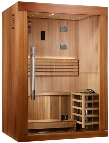 Golden Designs GDI-7289-02 Sundsvall Traditional Steam Sauna - Canadian Red Cedar | Image