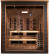 Golden Designs GDI-8226-01 Karlstad 6 Person Outdoor-Indoor PureTech Hybrid Full Spectrum Sauna - Canadian Red Cedar Interior (New)