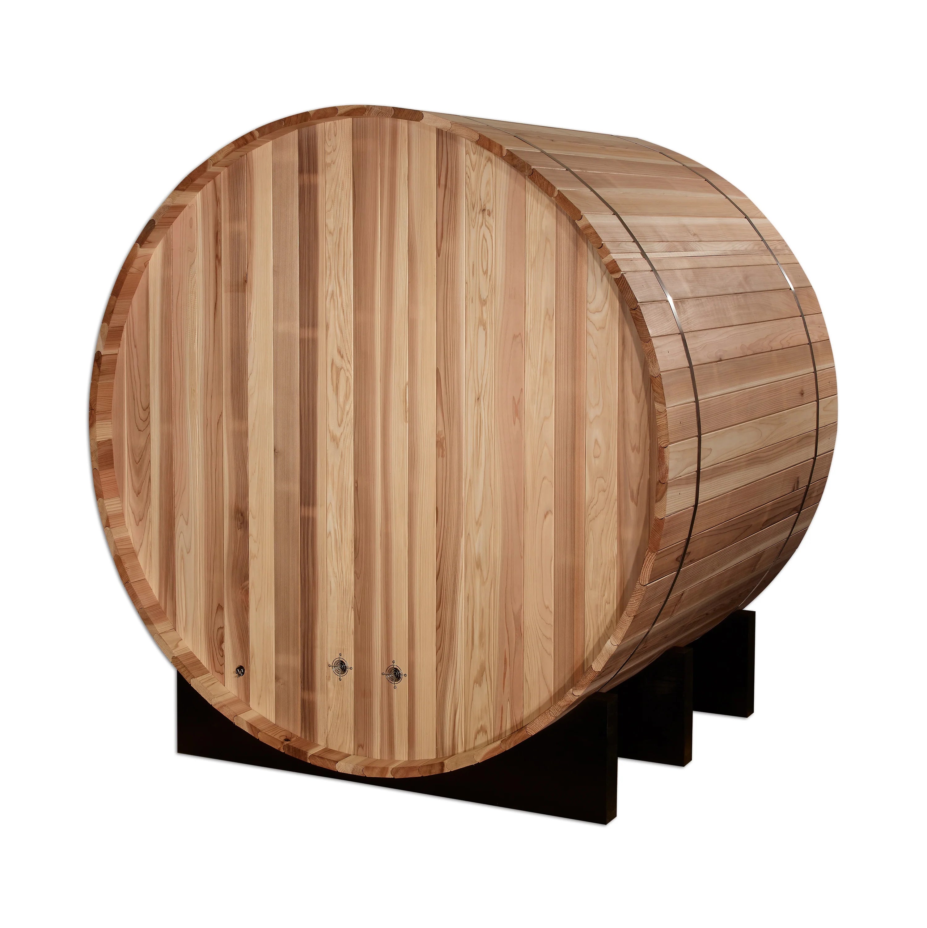 Golden Designs GDI-B002-01 St. Moritz 2 Person Barrel Traditional Sauna - Pacific Cedar (New)