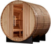 Golden Designs GDI-B004-01 Arosa 4 Person Barrel Traditional Sauna - Pacific Cedar (New)