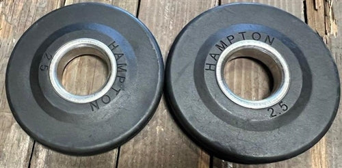 Hampton Olympic Grip Plate Set - Urethane Encased 275lbs (Used - "as is")