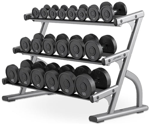 Life Fitness Optima Series 3-Tier Dumbbell Rack (Remanufactured)