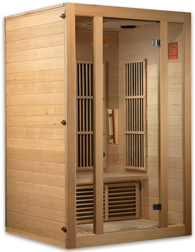 GoldenDesigns MX-J206-01-ZF Maxxus Seattle 2 Person Near Zero EMF FAR Infrared Sauna | Image