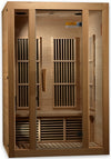 GoldenDesigns MX-J206-01-ZF Maxxus Seattle 2 Person Near Zero EMF FAR Infrared Sauna (New)