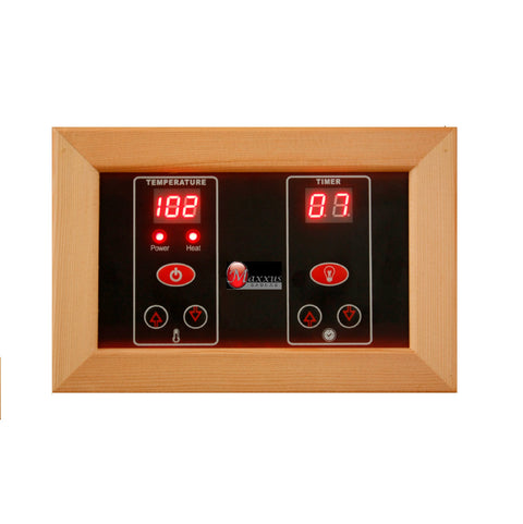 GoldenDesigns MX-J206-01-ZF Maxxus Seattle 2 Person Near Zero EMF FAR Infrared Sauna (New)