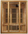 GoldenDesigns MX-J306-01-ZF Maxxus Bellevue 3 Person Near Zero EMF FAR Infrared Sauna (New)