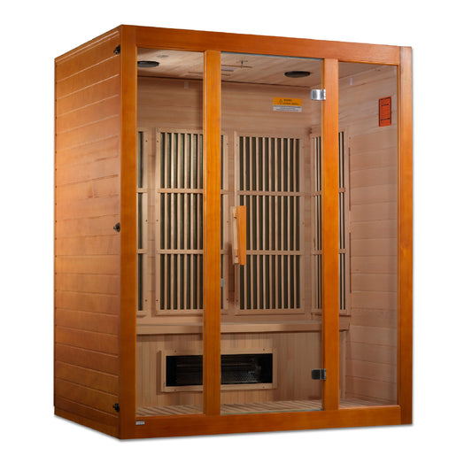 GoldenDesigns MX-J306-02S Maxxus "Alpine" Dual Techology Low EMF FAR IR Sauna (New)