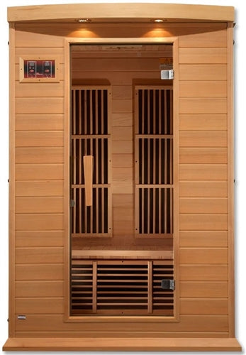 GoldenDesigns MX-K206-01 Hemlock LEMF Maxxus Far IR Sauna (New)