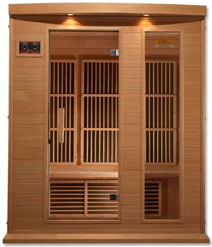 GoldenDesigns MX-K306-01 Hemlock LEMF Maxxus Far IR Sauna (New)