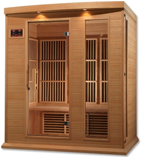 GoldenDesigns MX-K306-01 Hemlock LEMF Maxxus Far IR Sauna (New)